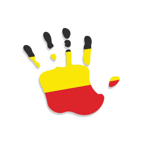 Germany Flag Hand