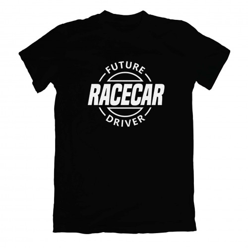 Future Racecar Driver T-shirt Black