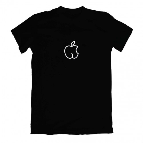 Apple Ass T-krekls Melns