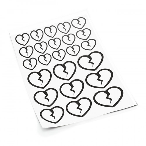 Broke Hearts #3 S sticker set