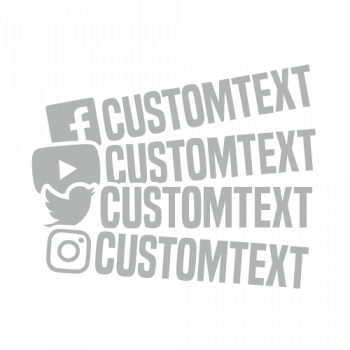 Social media sticker