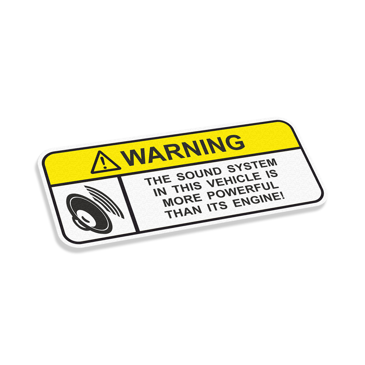 Sound System Warning | Stickers
