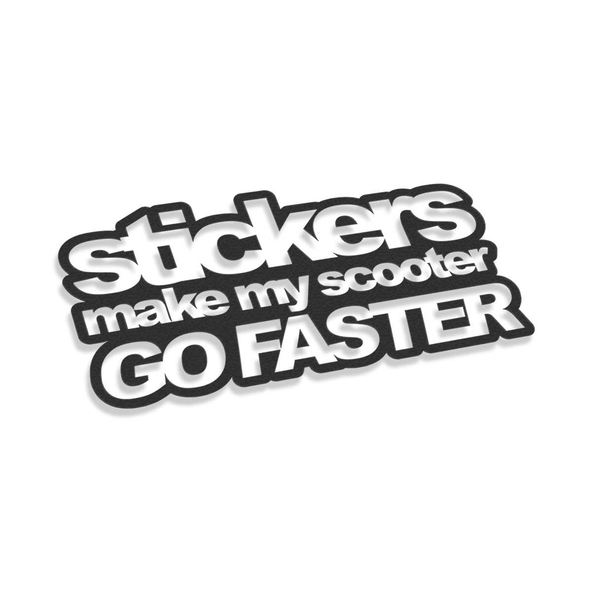 Udlænding Sig til side musikalsk Stickers Make My Scooter Go Faster | Stickers | Car, moto, bike, 3D stickers  | Large format printing | T-shirt printing