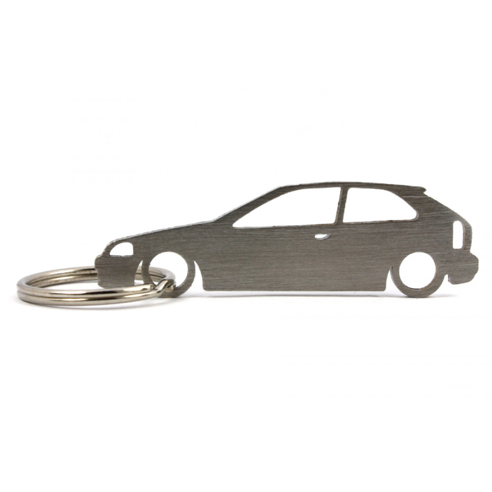 Honda Civic Tear Drop Keychain – Genuine OEM Chrome Metal Key Ring (1034890)