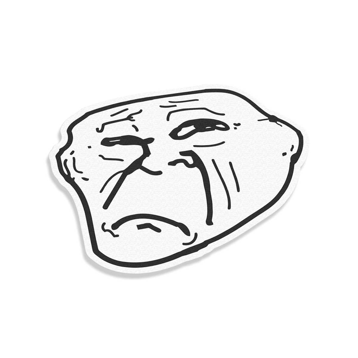 sad troll face | Sticker