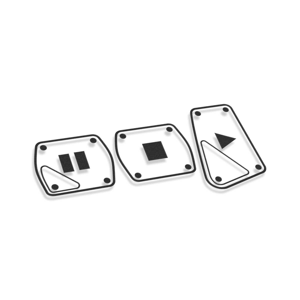 pause stop play pedals pause stop play pedals