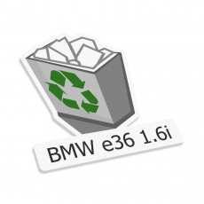 BMW e36 1.6i Trash