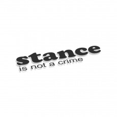 Stance Is Not A Crime