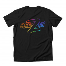 Come On Zee Rainbow T-krekls Melns