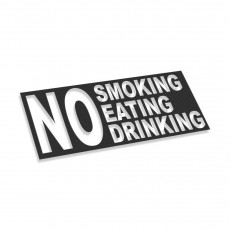 No Smoking Eating Drinking