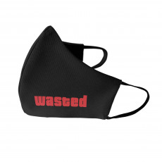 Wasted Face Mask Black