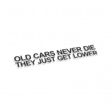 Old Cars Never Die They Just Get Lower