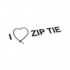 I Love Zip Tie