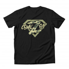 Come On Zee Camo Full T-krekls Melns