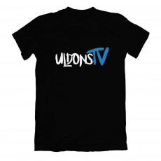 UldonsTV T-krekls Melns