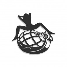 Sexy Girl On Grenade