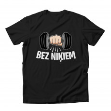 Bez Niķiem T-krekls Melns