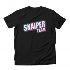 Snaiper Team T-krekls Melns