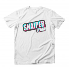 Snaiper Team T-krekls Balts