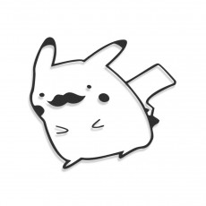 Pikachu Mustache