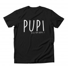 Pupi Tu Uz tiem Skaties T-shirt Black