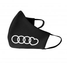 Audi Heart Face Mask Black