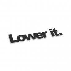 Lower it V2