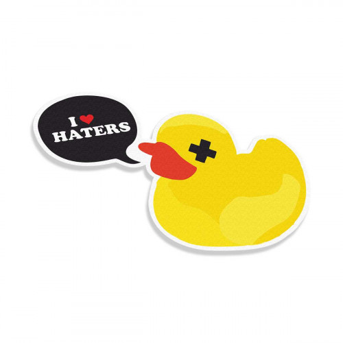 I Love Haters Duck