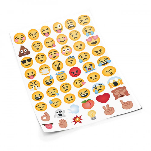 Emoji S uzlīmju komplekts