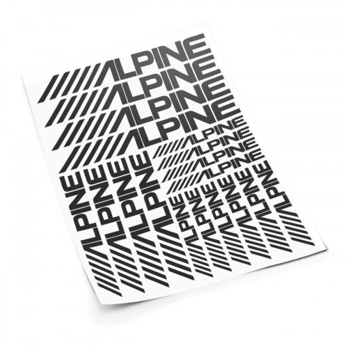 Alpine S sticker set