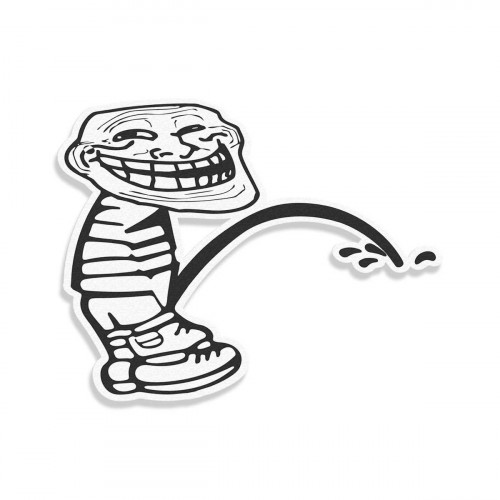 Sticker Maker - Troll Face 1