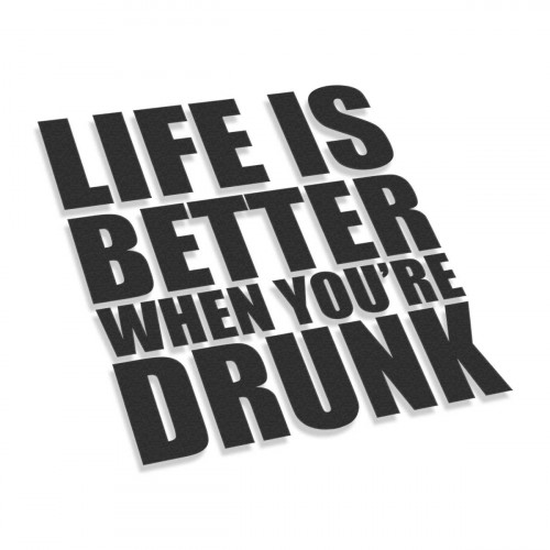 Life Is Better When You're Drunk