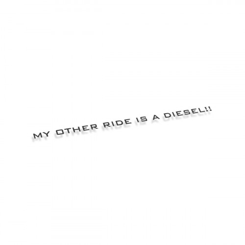 My Other Ride Is A Diesel