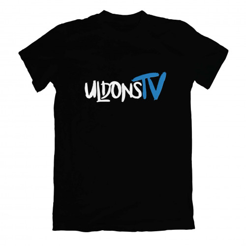 UldonsTV T-krekls Melns