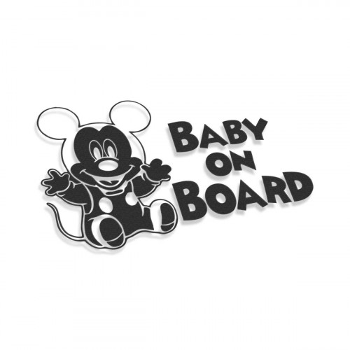 Mickey Mouse Baby On Board