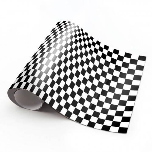 Black And White Checkers Pattern L
