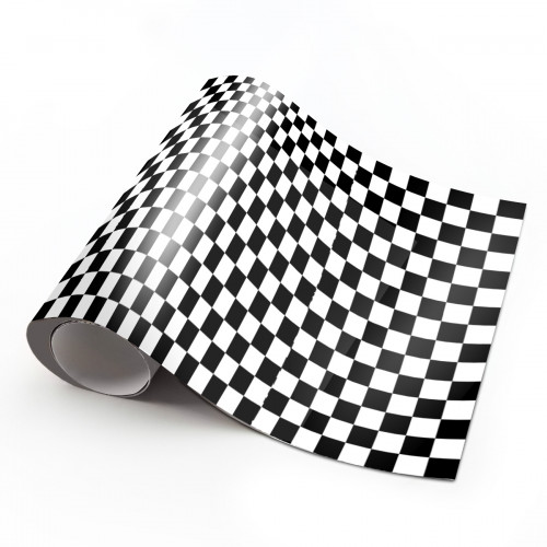 Black And White Checkers L