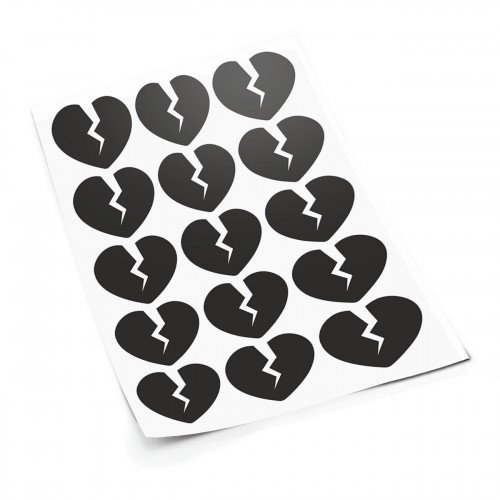 Broke Hearts #2 S sticker set
