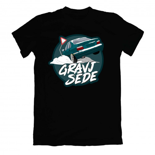 Grāvjsēde Green e36 T-shirt Black