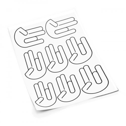 Shocker S sticker set