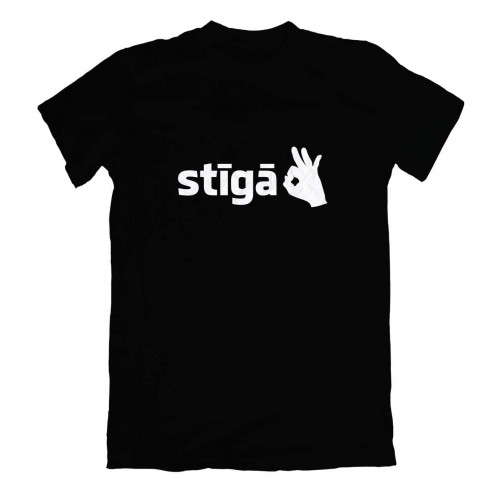 Stīgā T-shirt Black