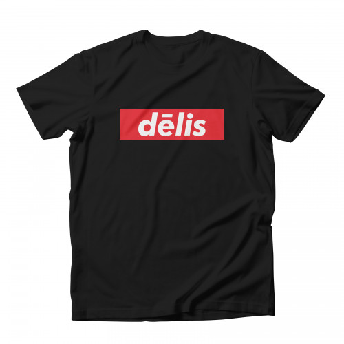 Dēlis T-krekls Melns