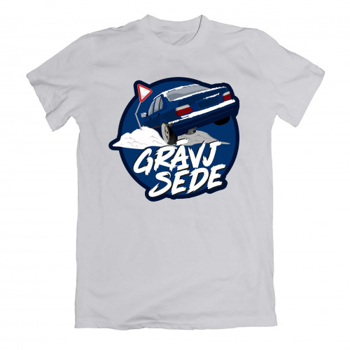 Grāvjsēde Blue e36 T-shirt Grey