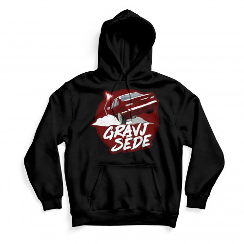 Grāvjsēde Red e36 Hoodie Black