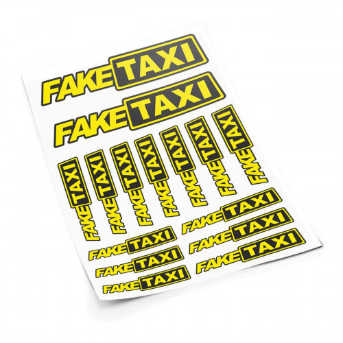 Fake Taxi S sticker set