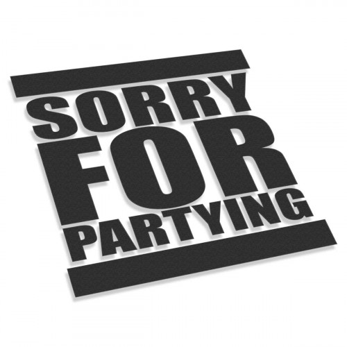 Sorry For Partying