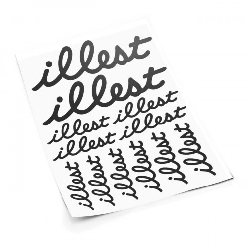 Illest S sticker set