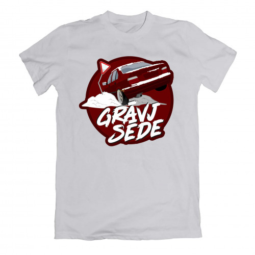 Grāvjsēde Red e36 T-shirt Grey