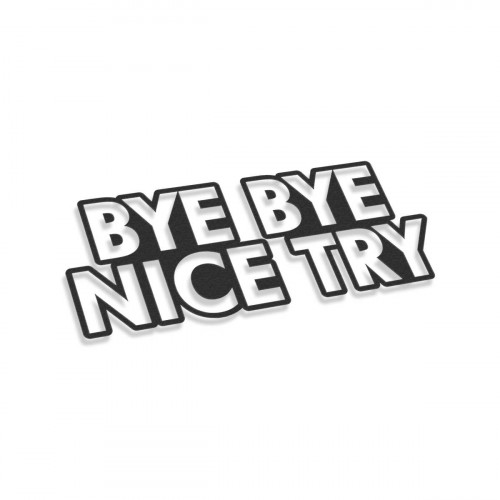 Bye Bye Nice Try