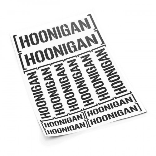 Hoonigan V2 S sticker set